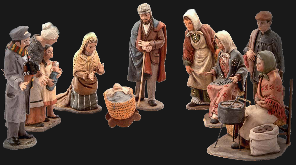 Nacimiento 11 cm de José Luis Mayo estilo Madrileño